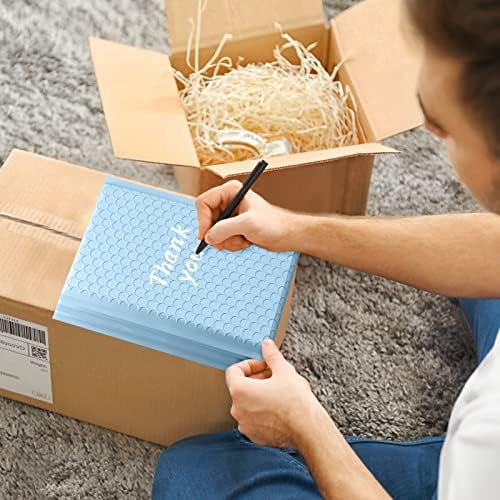 Metronic Bubble Mailer 6x10" 100 Pack Light Blue Self Seal Padded Envelopes - Image 6