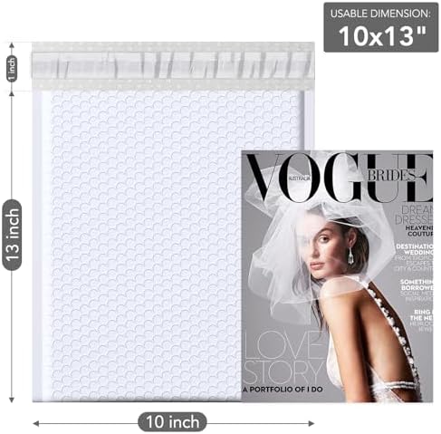 GSSUSA White Bubble Mailers 10x13" Padded Envelopes 500 Pack Self-Seal - Image 2