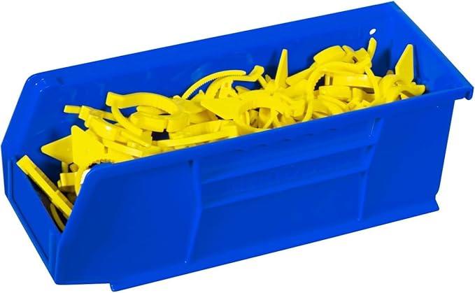 Akro-Mils 30224 AkroBins Plastic Storage Bins, 11"x 4"x 4", Blue, 12-Pack | Space-Saving Stackable Bins for Garage, Pantry, Craft Organization - Image 10