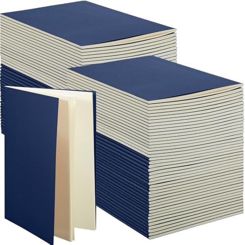 Mimorou 100 Pcs A5 Journals Notebooks Bulk,Navy,Blank by Mimorou