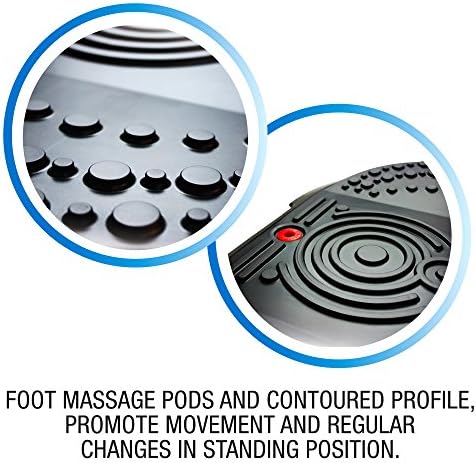 System 2000M Lite Ergonomic Anti-Fatigue Floor Comfort Mat, Non-Slip Base for Standing Desks, 20" x 32" Large Black Floor Mat for Home, Office, Kitchen & Gaming Use - Image 6