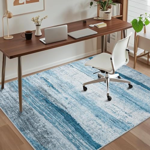 Office Chair Mat for Hardwood Floor, 72"x48" Easy Glide Computer Chair Mat Protector for Rolling Chair Under Desk Rug Nonslip Backing, Machine Wash by CHAKME