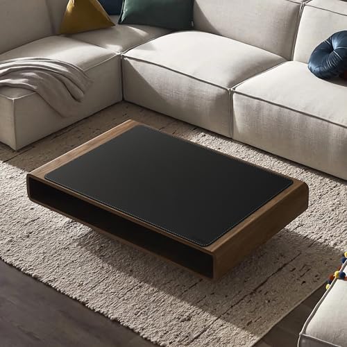 CENNBIE Leather Desk Mat - 31.4" x 19.6" Computer Desk Pad (Black) - Image 6