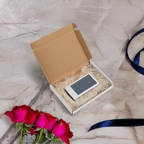 HORLIMER 7x5x1 Shipping Boxes Set of 30, White Corrugated Cardboard Mailer Box for Packing Small Business - Image 6
