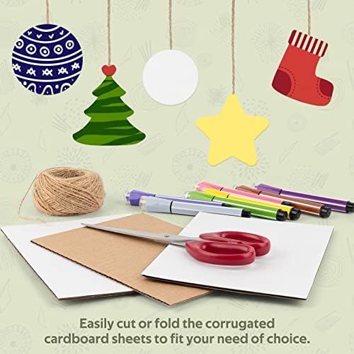 Golden State Art 50 Pack 11x17 Corrugated Cardboard Sheets - Image 6