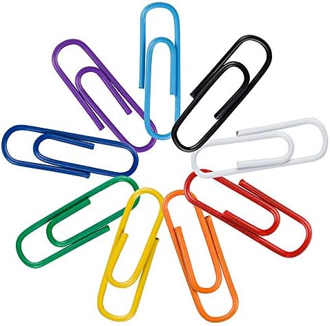JAM PAPER Colorful Standard Paper Clips - Regular 1 Inch - Assorted Paperclips - 100 Clips per Color - Image 5