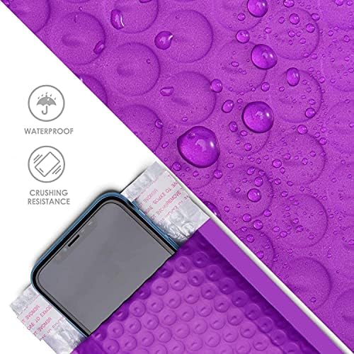 Metronic Bubble Mailers 6x10 Purple, 600 Pack, Self-Seal Poly Padded Mailer - Image 3
