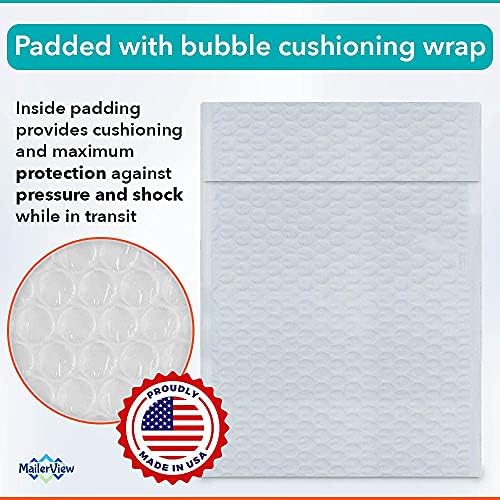 Bubble Mailers 14.25x20, Self Seal Poly Padded Envelopes #7, 50 Pack Bulk - Image 5