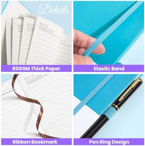20 Pack A5 Journals, Lined Hardcover Journaling Notebooks Bulk for Writing - Image 4
