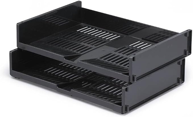 Durable 1700801058 Letter Tray optimo A4 Blue Angel, 6 Pieces, Anthracite by DURABLEOfficeProducts