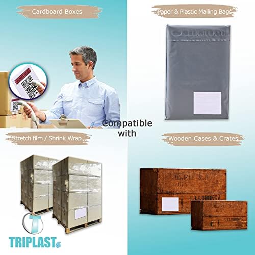 Triplast 2000 x A7 Plain Document Enclosed Wallet (95 x 125 mm) | Peel & Seal Clear Plastic Envelopes/Sleeves/Pockets/Wallets | Attach Invoices, Packing Lists & Delivery Notes to Parcels - Image 6