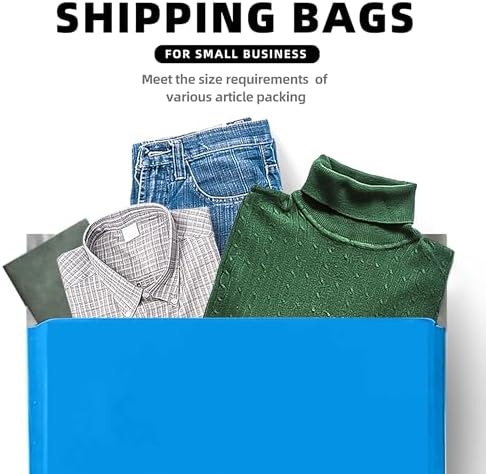 POLYSELLS 200 pcs 9x12 Inches Blue Poly Mailers Shipping Envelopes, Strong Adhesive Sealing, Waterproof, and Tear-resistant Postal Mailing Bags for Small Business, Clothes, Non-Fragile Items - Image 6