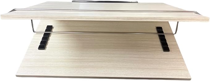 Wooden Laptop Stand Desk Organizer for Writing/Sketching/Reading Table Top Premium Wooden Desk Organizer Small Size (12 * 16 inches) with Height Adjustable (Make in India) - Image 7