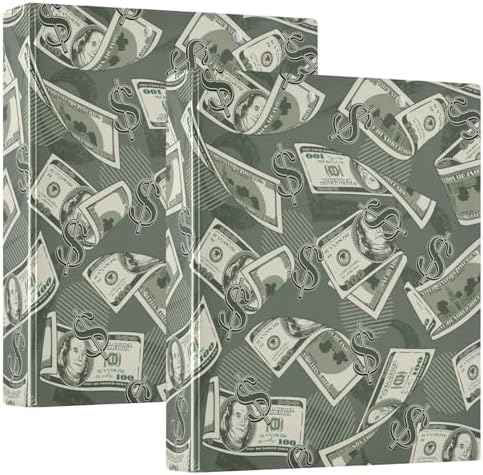 3 Ring Binder 1.5 Inch Clipboards Binders with Interior Pockets Round Ring Binder for Office Supplies and School by KICPOAY