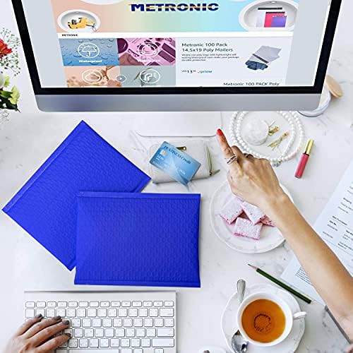 Metronic Blue Bubble Mailers 6x10 600 Pack Self-Seal Padded Envelopes Bulk - Image 6