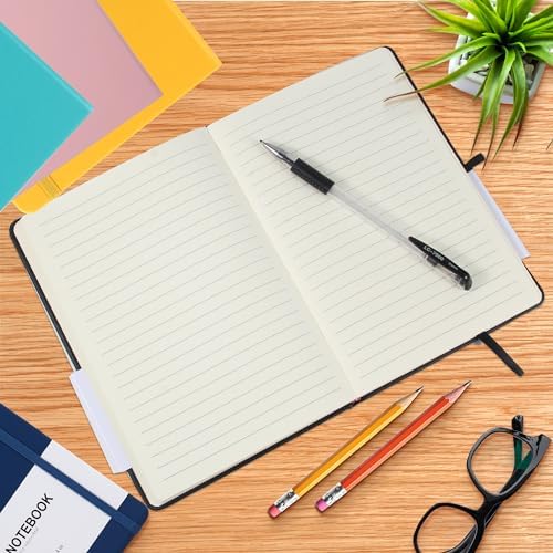 20 Pack Journals for Writing College Ruled Notebooks Journal in Bulk, Hardcover Notebooks (200Pages) for Note Talking, Lined Bullet Journals for Home School Office, 5.7"x8.4", 5 Colors - Image 5