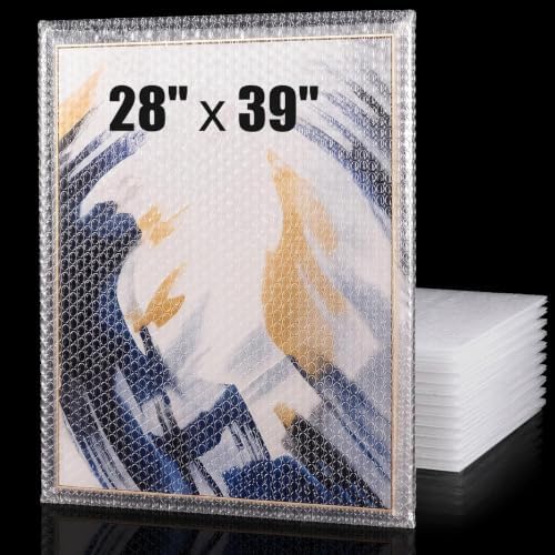 Dunzoom 10 Pack 28 * 39 Inch Extra Large Bubble Pouches, Non-adhesive Strip by Dunzoom