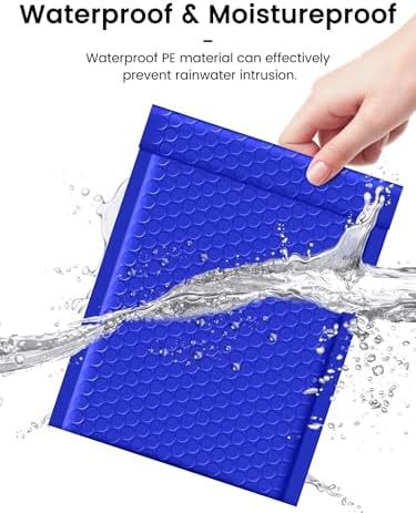GSSUSA Royal Blue Bubble Mailers 6x10" 600 Pack Padded Envelopes Self Seal - Image 5