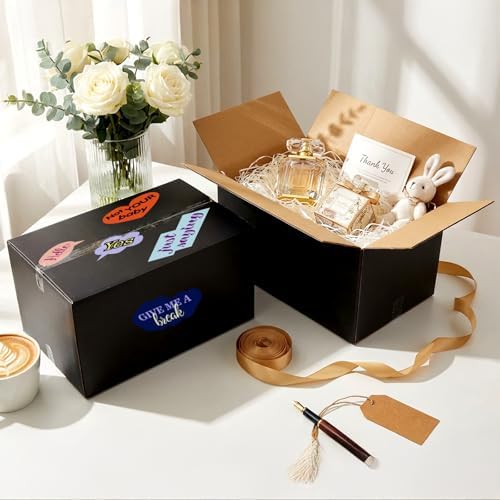 11x6x6 Black Shipping Boxes, 30 Pack Large Mailer & Packaging Boxes for Small Business, Heavy Duty Corrugated Cardboard, Perfect for Mailing & Shipping - Image 4