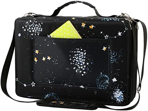 600-Slot Colored Pencil Case, 5-Layer Zipper with Shoulder strap and Handle by Lbxgap