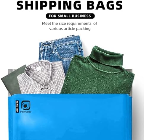 POLYSELLS 2000 pcs 10x13 Inches Blue Poly Mailers Shipping Envelopes, Strong Adhesive Sealing, Waterproof, and Tear-resistant Postal Mailing Bags for Clothing and Accessories - Image 4