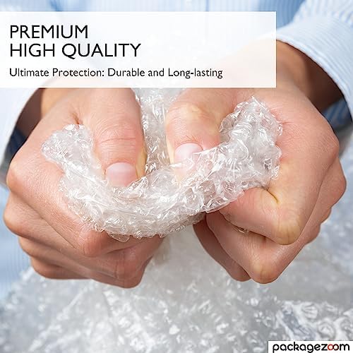 12 inch x 20 ft Bubble Cushioning Wrap, Perforated Every 12" Protective Packing Moving & Shipping Supplies for Boxes & Fragile Items - Image 3