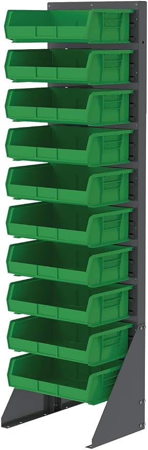 Akro-Mils 30255 AkroBins Plastic Storage Bins, 11"x16"x5", Green, 6-Pack | Space-Saving Stackable Bins for Garage, Pantry, Craft Organization - Image 6