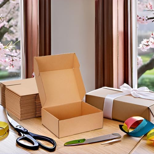 Kraft Brown Shipping Boxes 9x6x4 Inches, 20 Pack - Image 5