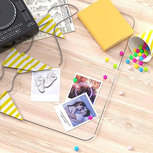 Oterri Clear Writing Desk Pad,14’’x24” Heat Resistant Waterproof PVC Round Edge Durable Desk Protect Mat, Anti-Static Writing Mat Table Protector - Image 4