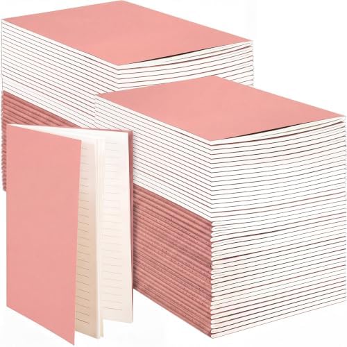 Mimorou 100 Pcs A5 Journals Notebooks Bulk,Flesh Pink,Lined by Mimorou