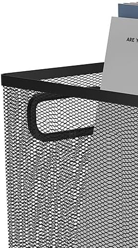 TRU RED Wire Mesh File Organizer, Matte Black, 2‑Pack – Vertical Desktop Sorter for Files, Folders & Mail - Image 5