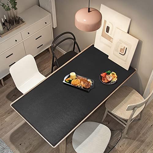 ZORESYN Conference Table Pads PU Leather 66.9" x 27.6" (Black) - Image 3