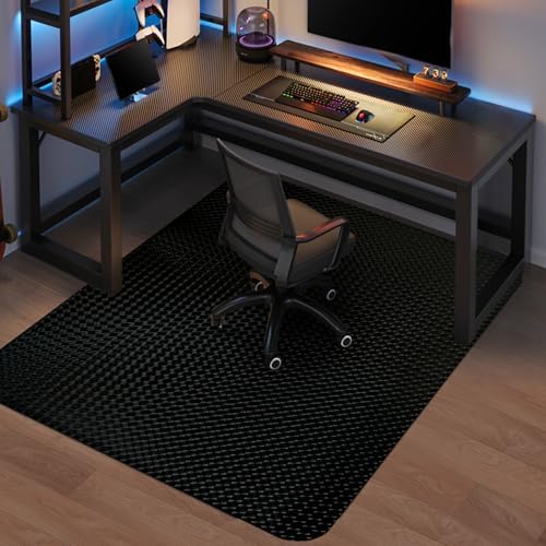 Vicwe Gaming Chair Mat for Hardwood Floor, 60"×46" Chair Mat, Easy Glide by Vicwe