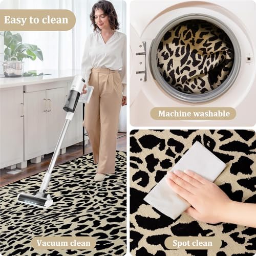 Office Chair Mat for Hardwood Floor, 72"x48" Easy Glide Computer Desk Mat Protector for Rolling Chair Under Desk Rug Nonslip Backing, Machine Wash, (Modern) - Image 6