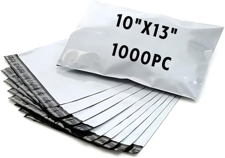 Poly Mailers 10"x13" Inches 1000 Pack Self Self Adhesive Shipping Bags for Clothing Poly Package Bags Lightweight & Waterproof by IPACKNOW