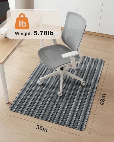 Carvapet 36x48 Office Chair Mat for Carpet Hardwood Floor Protector Rug - Image 2