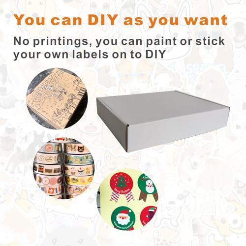 Corrugated Mailers, 11 1/8" x 8 5/8" x 2"(Inner Size), 25 Pack, Cardboard Shipping Boxes, Oyster White (CM1182-25) - Image 4