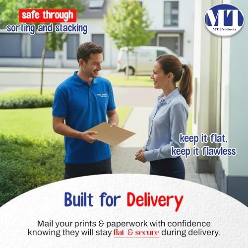 MT Products Kraft Flat Shipping Envelopes 9.75" x 12.25" - Self-Seal Mailing Envelopes (Pack of 15) - Made in the USA - Image 5