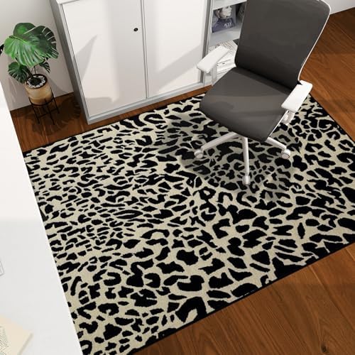 Office Chair Mat for Hardwood Floor, 60"x45" Easy Glide Computer Desk Mat Protector for Rolling Chair Under Desk Rug Nonslip Backing, Machine Wash, (Modern) by CHAKME
