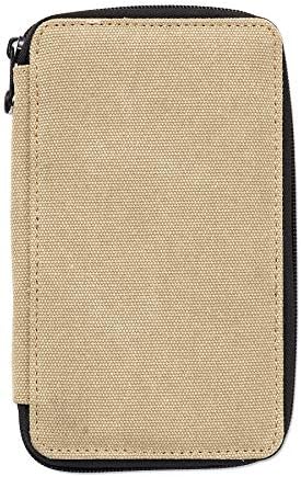 Speedball Art Products Canvas Storage Case for Pencils, Markers, Pens and Art Supplies, Holds Up To 24 Standard Pencils, Sage by SpeedballArt
