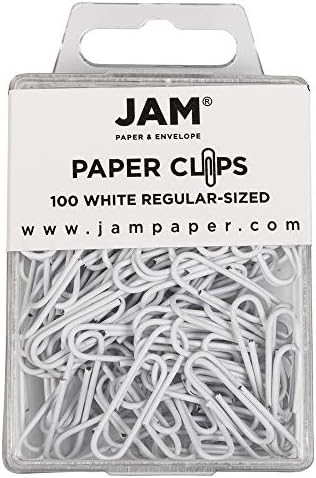 JAM PAPER Office Starter Kit - White - Stapler, Tape Dispenser, Paper Clips & Binder Clips - 4/Pack - Image 3
