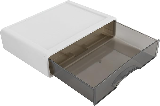 Stackable Office Storage Box with Drawers, Office Desk Storage Box with 6 Drawers, Plastic Drawers Organizer, Stackable Storage Drawers - Image 6
