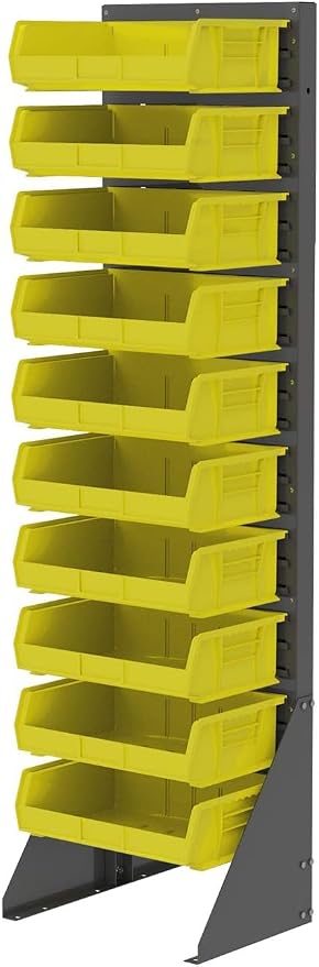 Akro-Mils 30255 AkroBins Plastic Storage Bins, 11"x16"x5", Yellow, 6-Pack | Space-Saving Stackable Bins for Garage, Pantry, Craft Organization - Image 6
