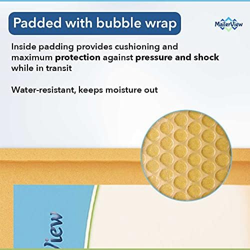 Kraft Bubble Mailers 12.5x19.5, Self Seal Padded Envelopes #6, 50 Pack - Image 5
