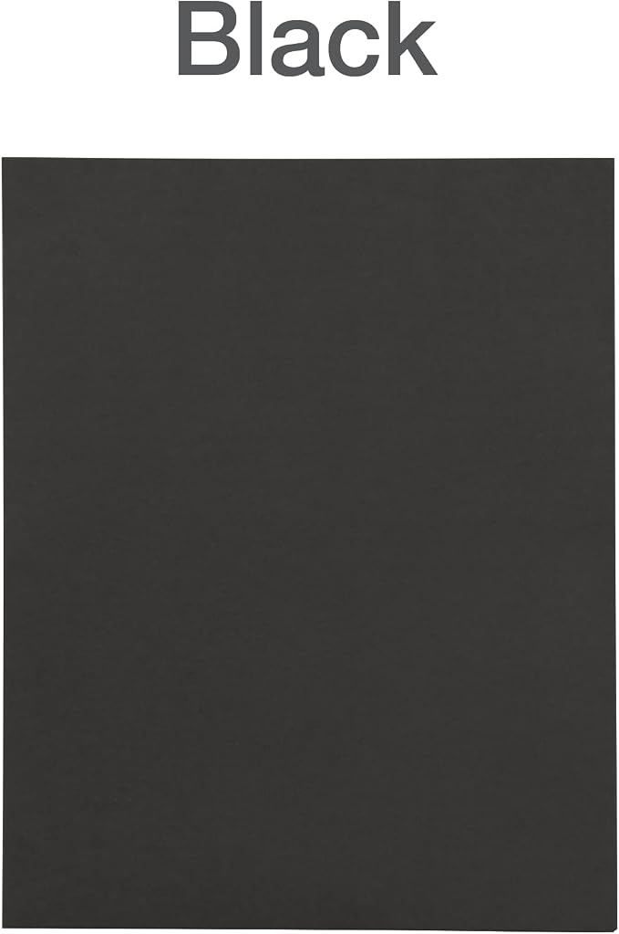 Oxford 2 Pocket Folders, Mega Box of 125, Textured Paper Folders, Black, Letter Size, Essentials for School & Teacher Supplies Lists (57542) - Image 6