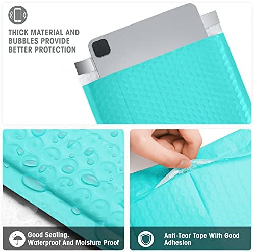 Metronic Bubble Mailer 8.5x12 Inch 25 Pack Padded Envelopes Teal Bulk #2 - Image 3