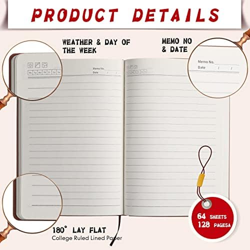 TaoBary 48 Pcs Pu Leather Journals Notebook Bulk Colorful Tree Life Lined Journal Notebook Soft Pu Leather Cover Ruled Writing Notebook for Writing School Office Home 128 Pages (8.1 x 5.6 Inch) - Image 3