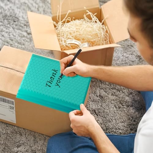 Metronic 1000 Pack Bubble Mailer 6x10 Inch Teal,Usable Size 6x9" Waterproof Padded Envelopes,Self-Seal Modern Bubble Mailers Cushioning for Shipping,Jewelry Makeup Supplies, Packaging Bulk - Image 6