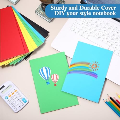 Mimorou 100 Pcs A5 Journals Notebooks Bulk,Multicolor,Lined - Image 5
