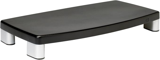 3M Extra Wide Adjustable Computer Monitor Stand, 20 in x 12 in | Height Adjustable Monitor Riser For Desk, Office, Home With Underneath Storage Space, No Skid - Image 13